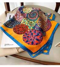 Load image into Gallery viewer, Beach Sunscreen New Style Kerchief Luxury Design Square Scarves Women

