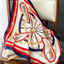 Load image into Gallery viewer, Beach Sunscreen New Style Kerchief Luxury Design Square Scarves Women
