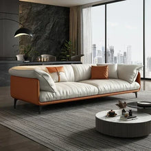 Load image into Gallery viewer, Leather Designer Living Room Sofas Queen Industrial Lounge Accent
