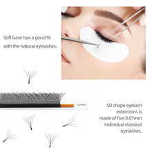 Load image into Gallery viewer, NAGARAKU 5D W Shape Big Bundle Eyelash Extension Mega Volume Premade
