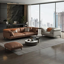 Load image into Gallery viewer, Leather Designer Living Room Sofas Queen Industrial Lounge Accent
