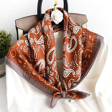 Load image into Gallery viewer, Beach Sunscreen New Style Kerchief Luxury Design Square Scarves Women
