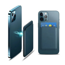 Load image into Gallery viewer, Magsafe-funda magnética de cuero para iPhone, carcasa de lujo con
