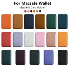 Load image into Gallery viewer, Magsafe-funda magnética de cuero para iPhone, carcasa de lujo con

