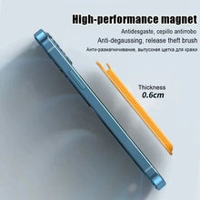 Load image into Gallery viewer, Magsafe-funda magnética de cuero para iPhone, carcasa de lujo con
