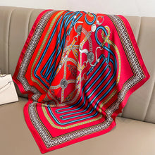 Load image into Gallery viewer, Beach Sunscreen New Style Kerchief Luxury Design Square Scarves Women
