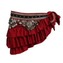 Load image into Gallery viewer, Tribal Bellydance Clothes Gypsy Costume Accessories Fringe Wrap Retro
