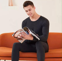 Load image into Gallery viewer, Men&#39;s 2-Piece Cotton Thermal Set with Shirt &amp; Pants

