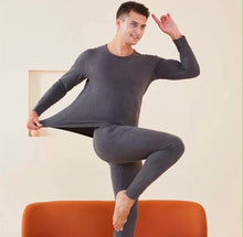 Load image into Gallery viewer, Men&#39;s 2-Piece Cotton Thermal Set with Shirt &amp; Pants
