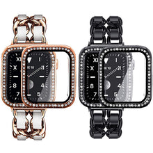 Load image into Gallery viewer, Women Wristband+cover For Apple Watch Band 76se 41 45 38/42mm Lady
