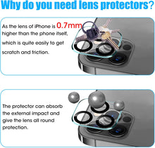 Load image into Gallery viewer, Camera Lens HD Tempered Glass Protector for iPhone 12 Pro Max 6.7

