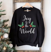 Load image into Gallery viewer, Joy To The World Christmas Sweatshirt
