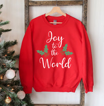 Load image into Gallery viewer, Joy To The World Christmas Sweatshirt
