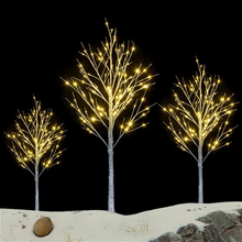 Load image into Gallery viewer, 4FT Snowflake Christmas Tree with 48 LED Lamp
