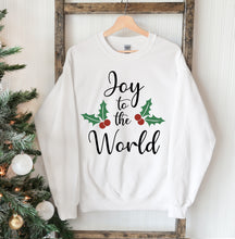 Load image into Gallery viewer, Joy To The World Christmas Sweatshirt
