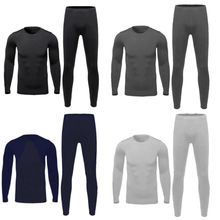 Load image into Gallery viewer, Men&#39;s 2-Piece Cotton Thermal Set with Shirt &amp; Pants
