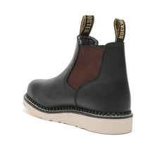 Load image into Gallery viewer, ROCKROOSTER Trinidad Men's 6 inch Black Steel Toe Wedge Work Boots
