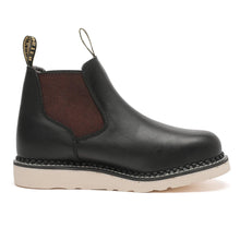Load image into Gallery viewer, ROCKROOSTER Trinidad Men's 6 inch Black Steel Toe Wedge Work Boots
