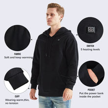 Load image into Gallery viewer, Unisex USB Heating Hoodies

