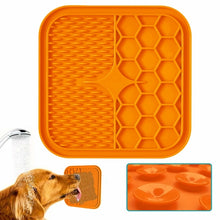 Load image into Gallery viewer, Pet Licking Pad Silicone Pet Tableware Suction Cup Licking Pad Slow
