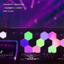 Load image into Gallery viewer, 1 20 PCS 5V USB APP LED Hexagonal Night Light For Indoor Home DIY
