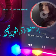 Load image into Gallery viewer, 1 20 PCS 5V USB APP LED Hexagonal Night Light For Indoor Home DIY
