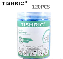 Load image into Gallery viewer, 10/60/120/160pcs Tishric Pu Sponge Earplugs Antinoise Sleeping Ear
