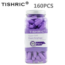 Load image into Gallery viewer, 10/60/120/160pcs Tishric Pu Sponge Earplugs Antinoise Sleeping Ear

