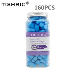 Load image into Gallery viewer, 10/60/120/160pcs Tishric Pu Sponge Earplugs Antinoise Sleeping Ear
