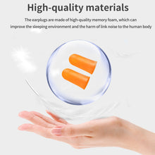 Load image into Gallery viewer, 10/60/120/160pcs Tishric Pu Sponge Earplugs Antinoise Sleeping Ear
