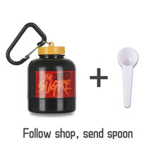Load image into Gallery viewer, 100ML Portable Protein Container Powder Bottle With Whey Keychain
