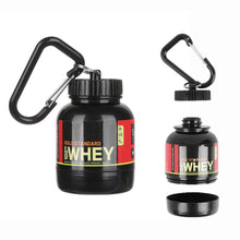 Load image into Gallery viewer, 100ML Portable Protein Container Powder Bottle With Whey Keychain
