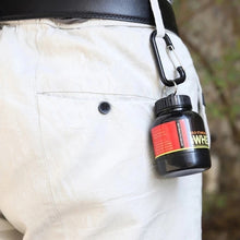 Load image into Gallery viewer, 100ML Portable Protein Container Powder Bottle with Whey Keychain
