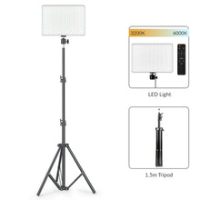 Load image into Gallery viewer, 10inch LED Video Light Ring Panel 3200K 6000K Photography Lighting
