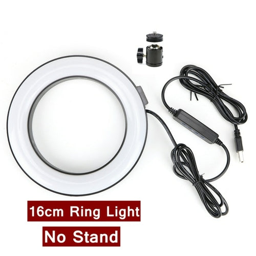 10inch LED Video Light Ring Panel 3200K 6000K Photography Lighting