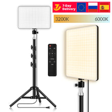 Load image into Gallery viewer, 10inch LED Video Light Ring Panel 3200K 6000K Photography Lighting

