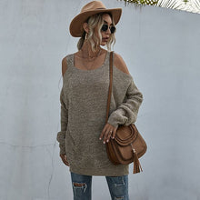 Load image into Gallery viewer, Women&#39;s Sweaters Casual Off Shoulder Tops
