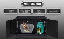 Load image into Gallery viewer, X-Large Cat Washroom Bench Litter Box Enclosure Furniture Box House
