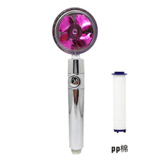 Load image into Gallery viewer, 2021 Shower Head Water Saving Flow 360 Degrees Rotating With Small Fan
