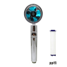 Load image into Gallery viewer, 2021 Shower Head Water Saving Flow 360 Degrees Rotating With Small Fan
