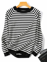 Load image into Gallery viewer, 2022 Autumn Winter Long Sleeve Striped Pullover Women Sweater Knitted
