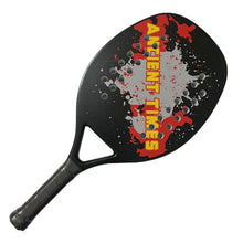 Load image into Gallery viewer, 2022 New 3K 12K Full Carbon Fiber Rough Beach Tennis Racket With Bag
