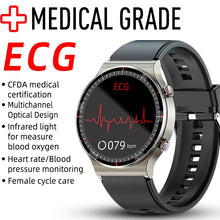 Load image into Gallery viewer, 2022 New Ecg+ppg Smart Watch Men Health Monitor Heart Rate Blood
