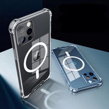 Load image into Gallery viewer, 2022Clear Magsafe Magnetic Case For iPhone 13 11 Pro Max 12 Mini
