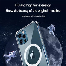 Load image into Gallery viewer, 2022Clear Magsafe Magnetic Case For iPhone 13 11 Pro Max 12 Mini
