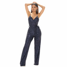 Load image into Gallery viewer, Sleeveless Open Back Solid Sequin
