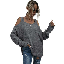 Load image into Gallery viewer, Women&#39;s Sweaters Casual Off Shoulder Tops
