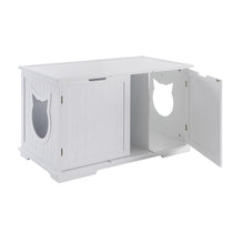 Load image into Gallery viewer, X-Large Cat Washroom Bench Litter Box Enclosure Furniture Box House
