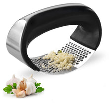 Load image into Gallery viewer, 304 Stainless Steel Manual Garlic Press Curved Garlic Grinding Slicer
