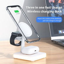 Load image into Gallery viewer, 30W 3 In 1 Magnetic Wireless Charger Stand Dock For iPhone 13 12 Pro
